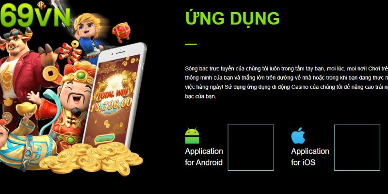 App 69VN có giao diện dễ nhìn vô cùng